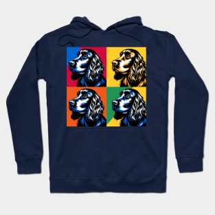 Field Spaniel Pop Art - Dog Lovers Hoodie